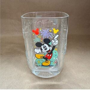 2 x 2000 McDonalds Walt Disney World Magic & Animal Kingdom Celebration Glasses.